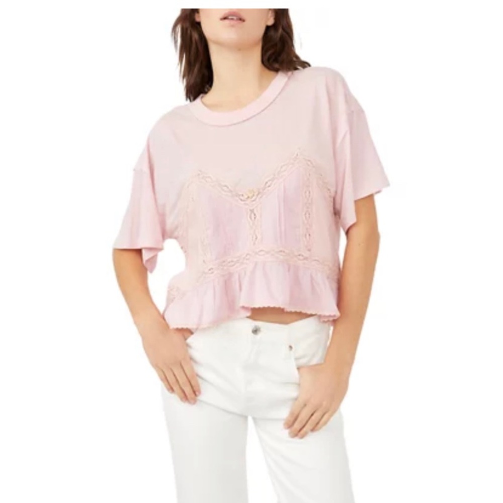 Free People Fall In Love T-shirt NWT